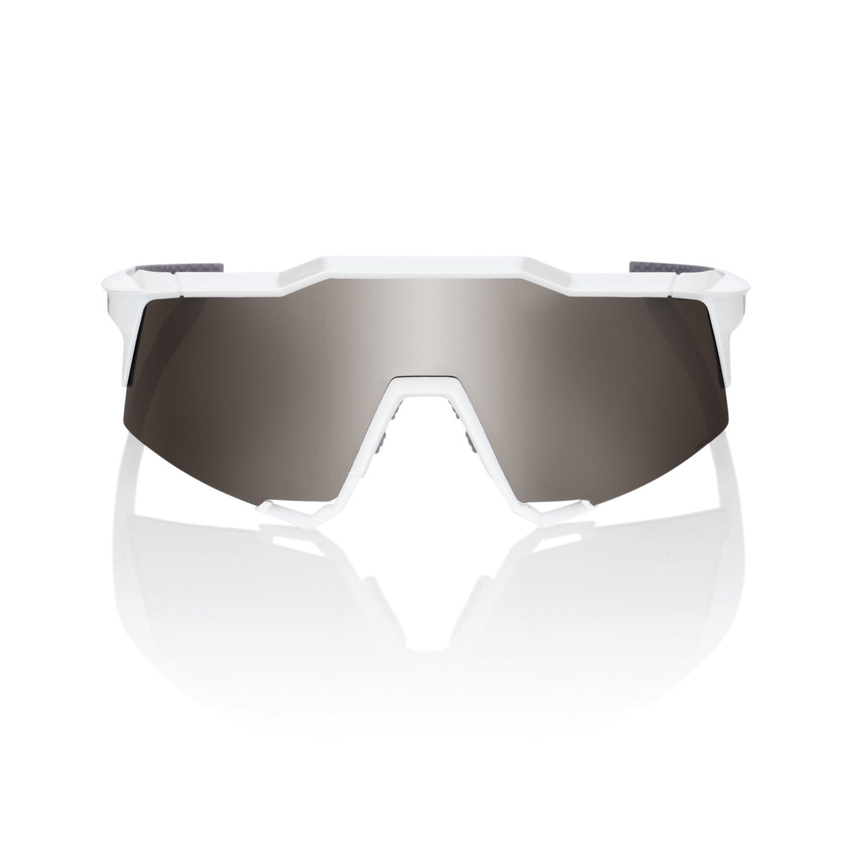 SPEEDCRAFT - Matte White - HiPER Silver Mirror Lens